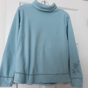 Isis light blue fleece sweater M